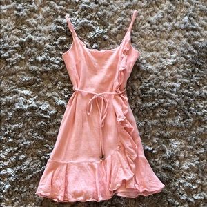 Linen mini dress